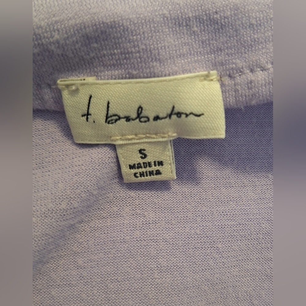 T. Babaton size Small purple top - Picture 2 of 5